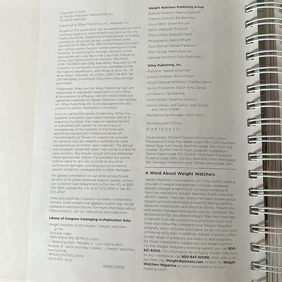 Weight Watchers in 20 Minutes Cookbook - Picture 4 of 4